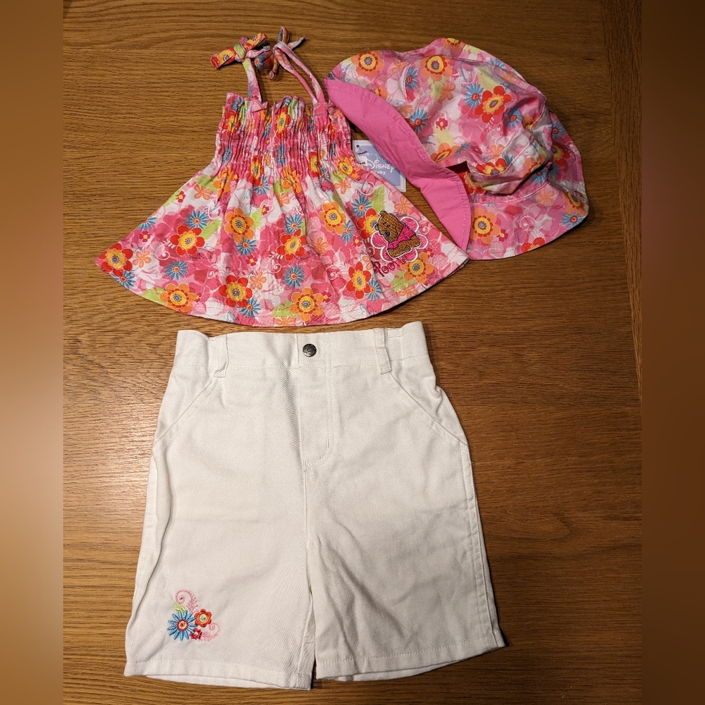COPY - Disney 3 Piece Set 18 Months Floral Winnie the Pooh NWT